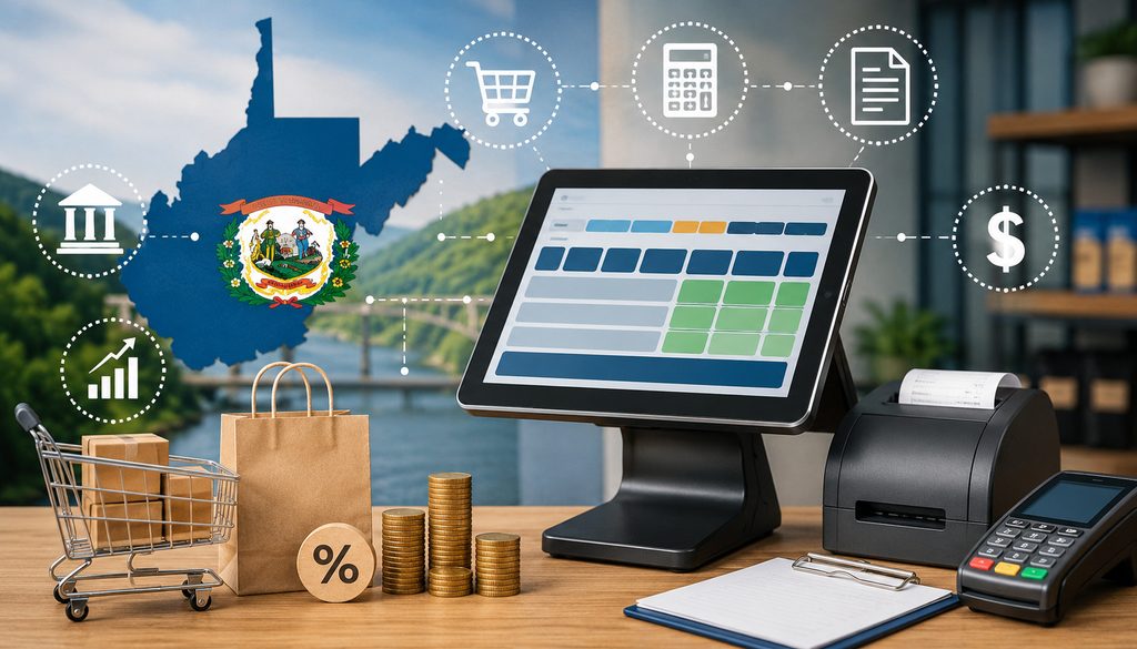 West Virginia sales tax POS setup and payment processing